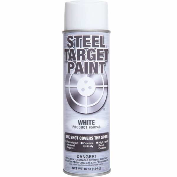 White Steel Target Paint